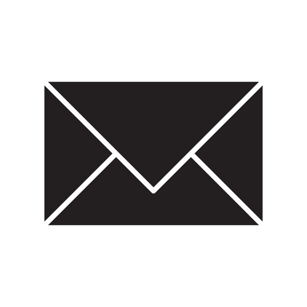 email and mail icon black free png